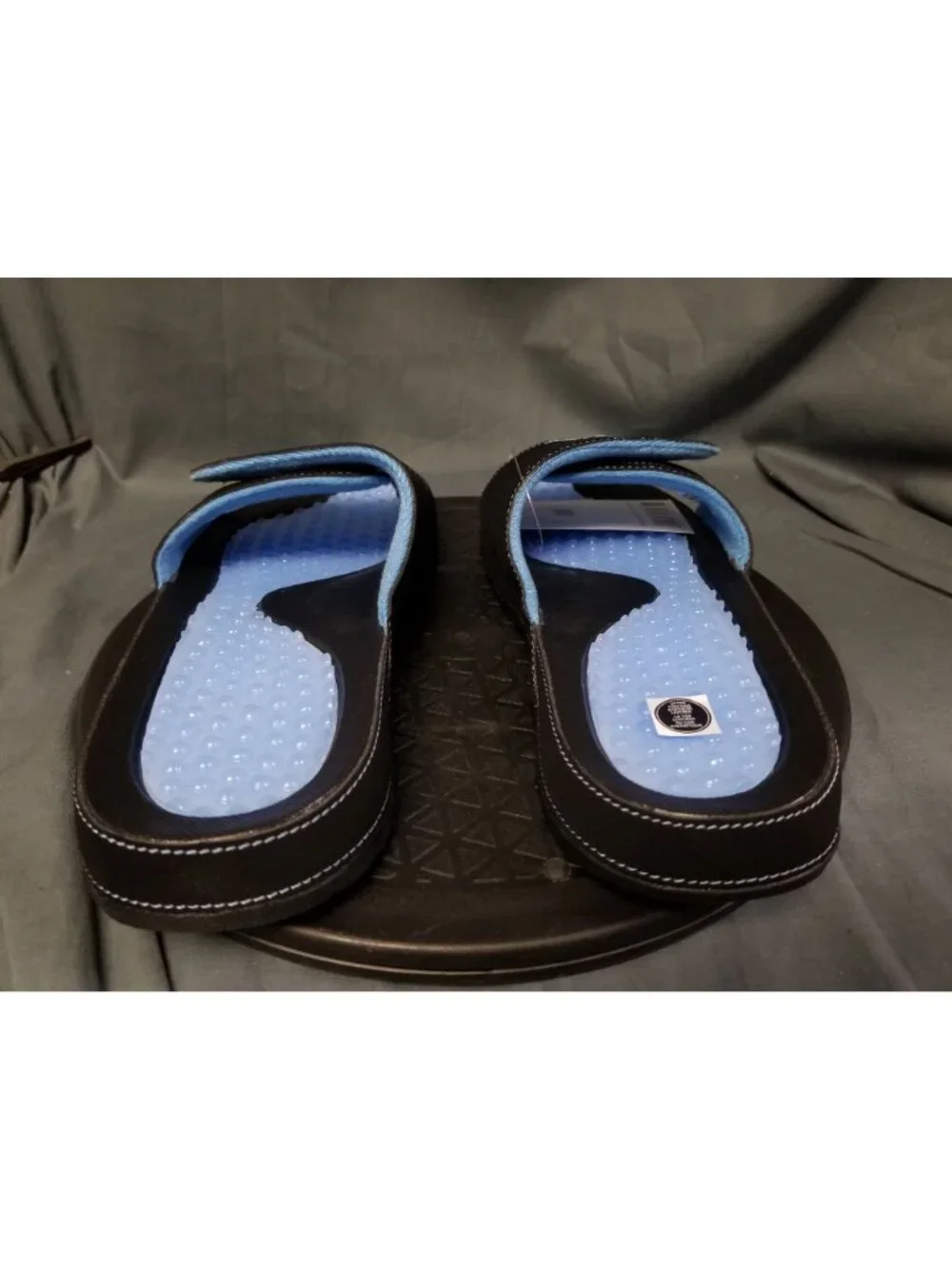 Jordan Hydro V Retro Sandals Black/Blue/White 555501 004 Mens Size 8 NEW w/TAG